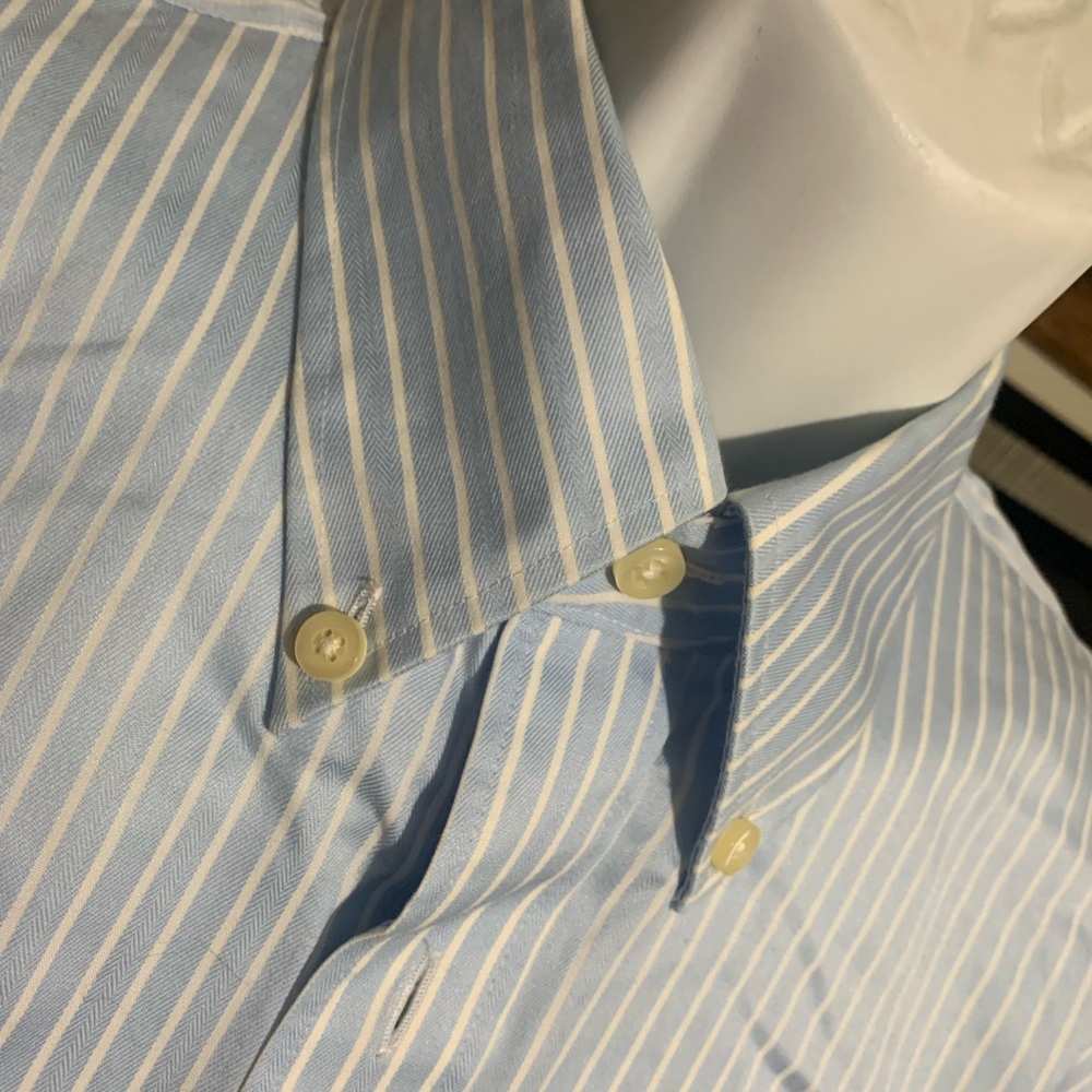 Kirkland Blue Striped Men's Shirt 17-36